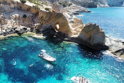 Es Vedra and Atlantis Private Speedboat Tour