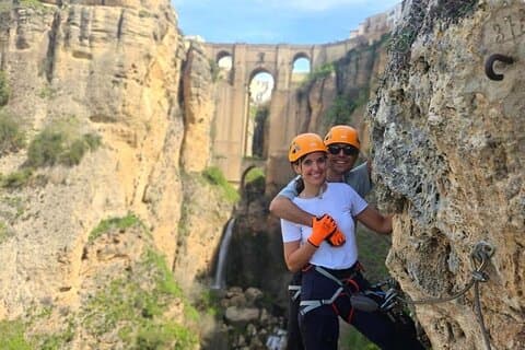 From Ronda : Guided Tour of Via Ferrata in the Tagus of Ronda