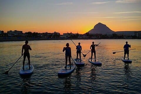 Sunset Paddle Board Experience in Jávea Spain