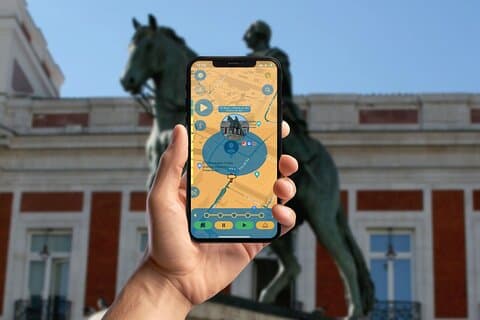 Madrid Golden Age GPS App Walking Tour Mobile Game