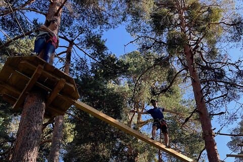 Experience of Ziplines in La Sierra de Guadarrama