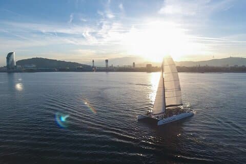 Afterwork on Catamaran with Live Music from Port Olimpic