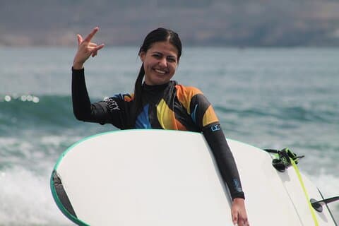 Surfing Course at Las Canteras Beach