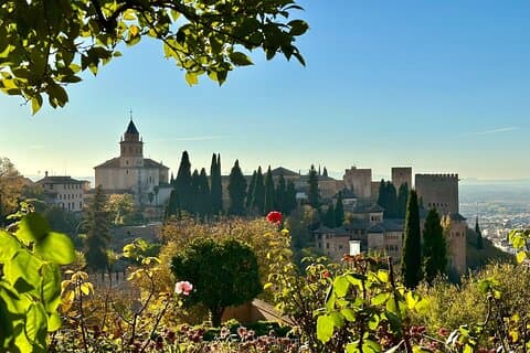 View of the Alhambra from the Generalife