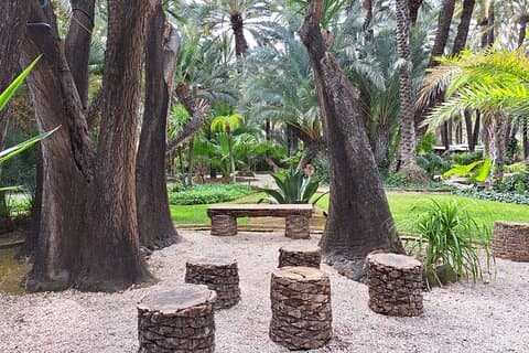 Relaxing corner in a UNESCO World Heritage Site