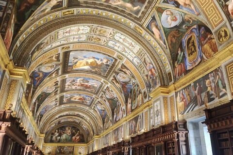 The Library of San Lorenzo de El Escorial, where history and wisdom beautifully converge.