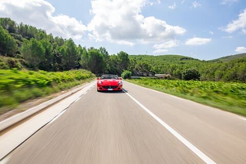 4 Hour Supercar Road Route to a Catalan Winery from Barcelona