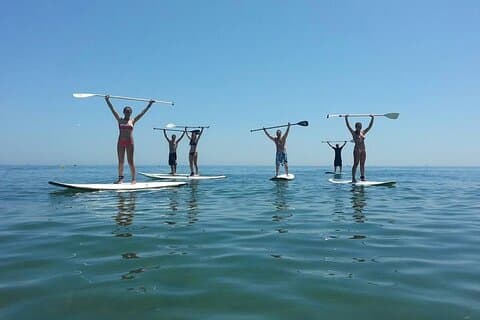 Stand Up Paddling Boarding Tour and Paella Lunch in Valencia
