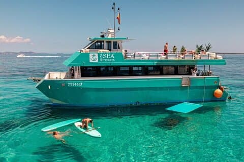 Formentera Catamaran Trip with Water Sports, Paella & Open bar