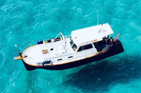 Our sundeck is more spacious then most Catamarans