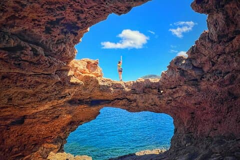 Hiking to the most secret spots of Ibiza