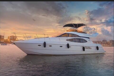 Torrevieja Sunset on Luxury Yacht Azimuth 16 meters