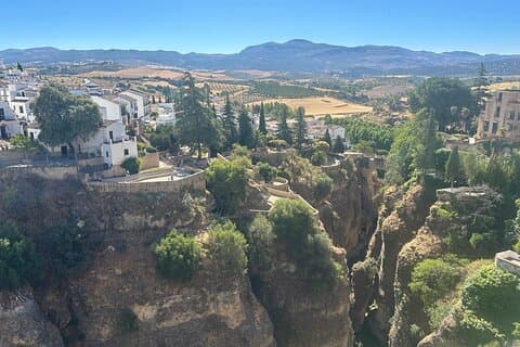 from Marbella/Estepona: Private VIP Ronda Tour with Tapas + Admission