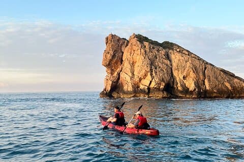 Kayak guided tour from Moraira