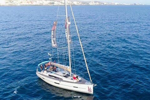 3-hour whale watching on a luxury sailboat in Costa Adeje