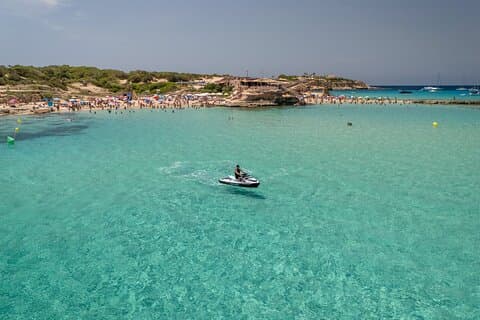 Cala Conta Watermobiling Tour from San Antonio