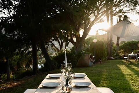 A Chefs Table in a Secret Garden