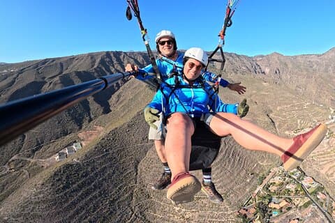 Paragliding tandem flight in Adeje Tenerife