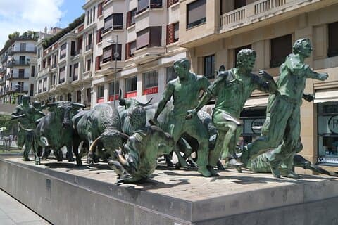 Running of the Bulls Monument