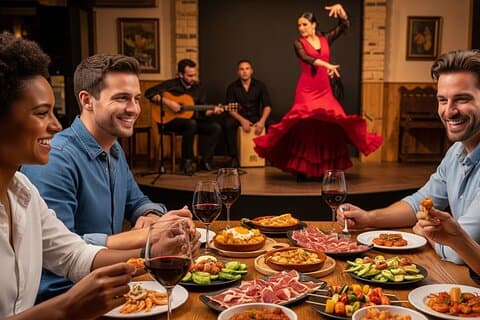 Alicante Flamenco and Foodie Night with Live Show