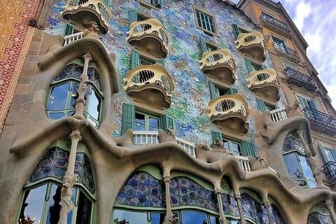 Façade of Casa Batlló