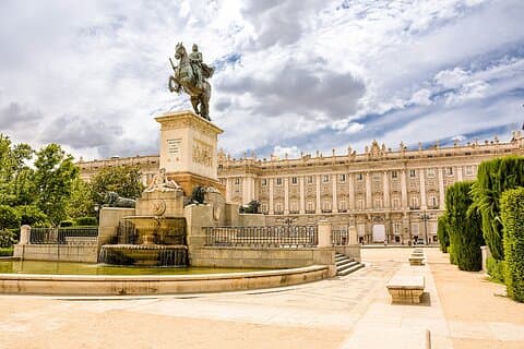The Royal Palace of Madrid is the largest in Western Europe and one of the largest in the world. it has witnessed centuries of Spanish history. It is one of the few official seat of a Head of State