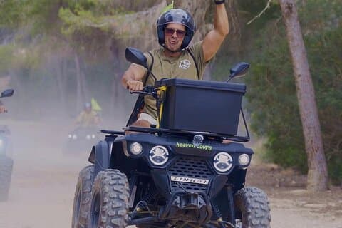 Mallorca: Quad tour in Magaluf through coves, viewpoints, and cliffs