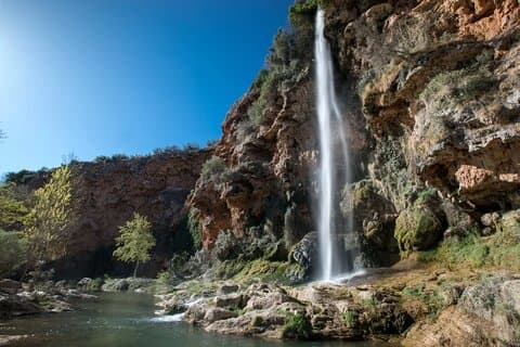 Montanejos Thermal Pools & Waterfall from Valencia