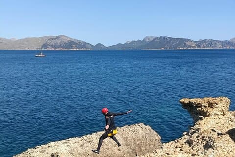 Coasteering and Cliff Jumping in North Mallorca