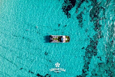 Ibiza: Formentera Boat Trip with Open Bar, Paella & Sunset Party