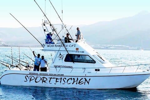 Bottom fishing in Caleta de Fuste