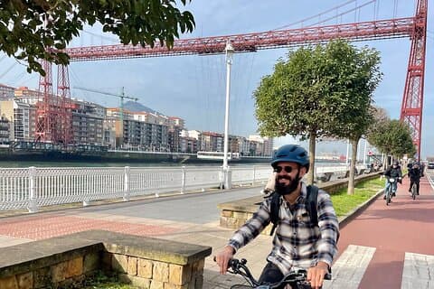 Getxo Seaside E-bike Tour - Puente Bizkaia