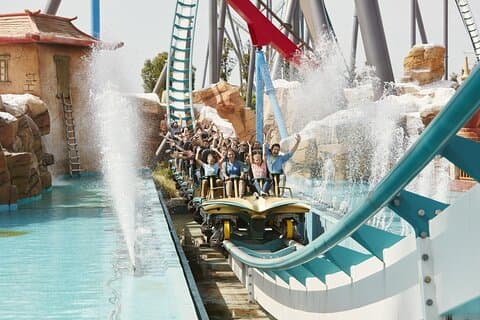 PortAventura and Caribe Aquatic Park From Barcelona Full Day Trip