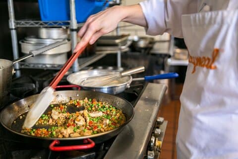 Cook Traditional Black Rice & Paella in Central Madrid