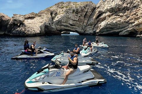 Jet Skis at Margaritas Islands in Ibiza