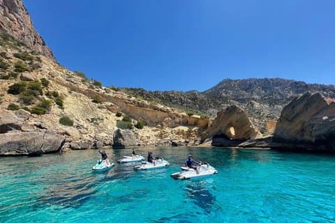 Jet ski tour from San Antonio (Ibiza) to Atlantis