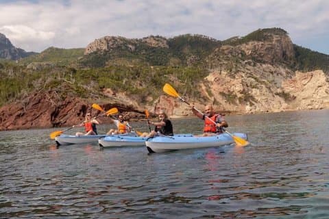 Kayaking, snorkeling and homemade pizzas.