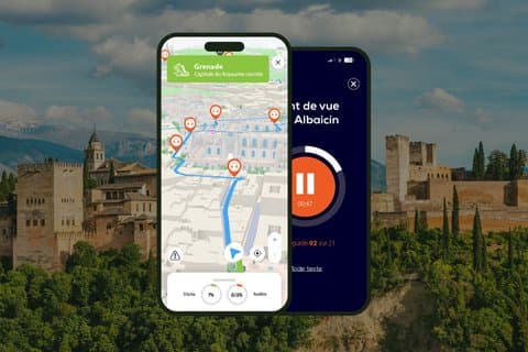 GPS Audioguide app: From the Albaicín to the majestic Alhambra (Offline).