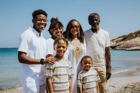 Family photoshoot by our local photographer in Ibiza