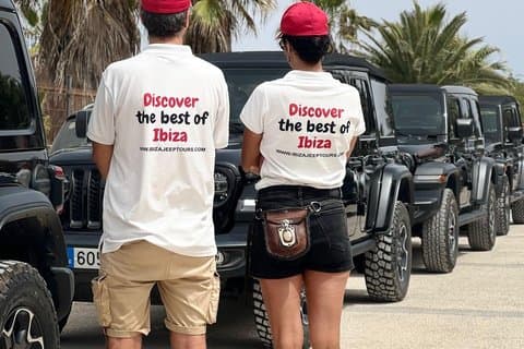 Ibiza Jeep Wrangler Tour Hidden Beaches Snorkeling and Caves