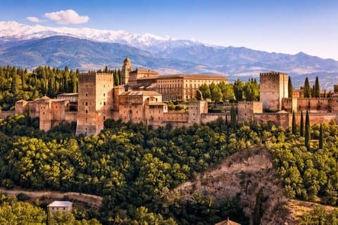 Best of Alhambra & Granada -for Cruisers only -from Malaga port
