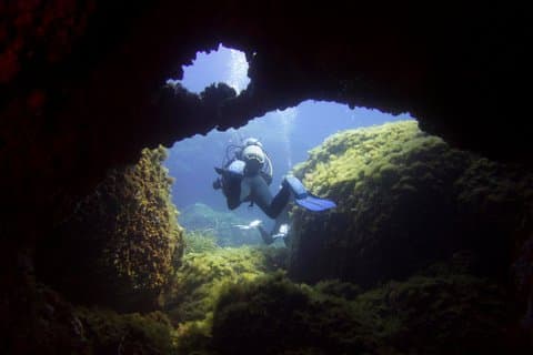 Double Diving Qualified Dives in the Minorca Marine Reserve