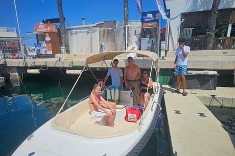 Torrevieja boat s without license for 6 people