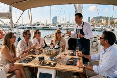 Vermouth and Tapas Workshop with Sailing Experience