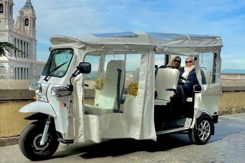 The maximum of Madrid in the minimum time: Tour in Tuk Tuk Eco