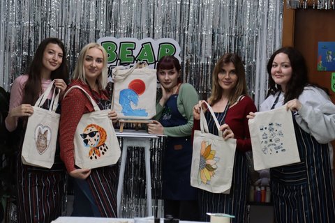 Alicante Design Your Own Tote Bag Art Workshop