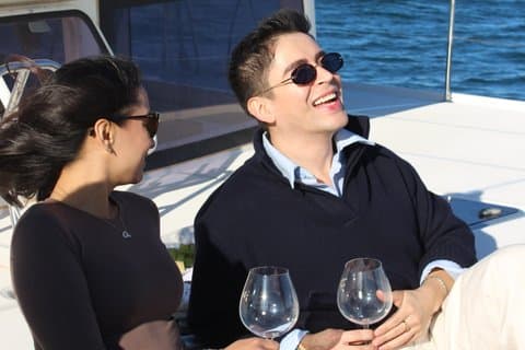 Wine and Sail Private Wine Tasting on Catamarán