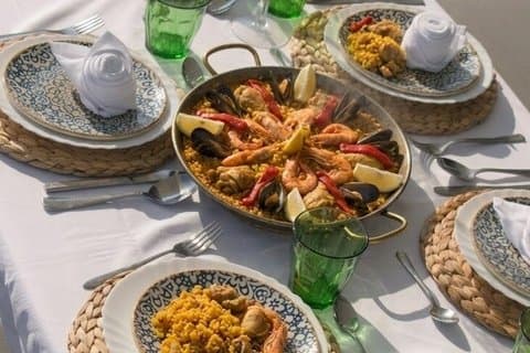 Gourmet Catamaran Experience with Paella Dinner in Barcelona