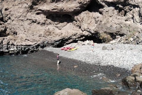 Kayak & Snorkel in Alcalá - single kayaks, max. 6 people