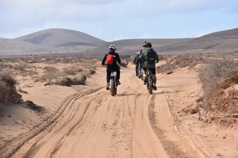 Desert and North Shore Fuerteventura E-Bike Barranco Tour